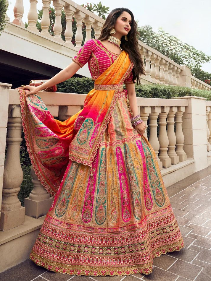 Leela Unstitched Lehenga Choli