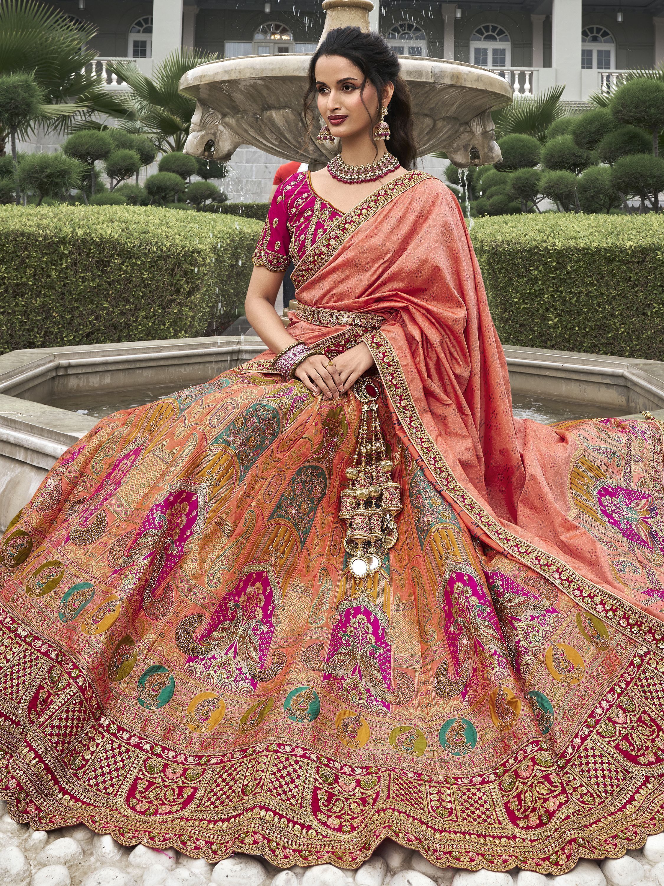 Padmini Unstitched Lehenga Choli