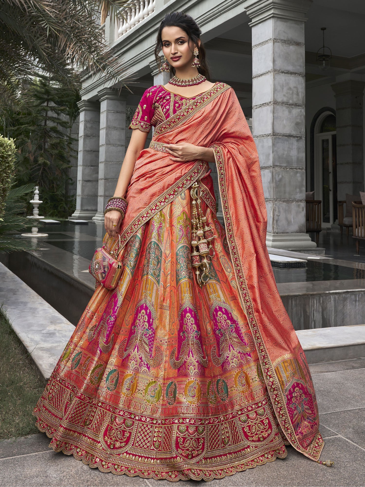 Padmini Unstitched Lehenga Choli