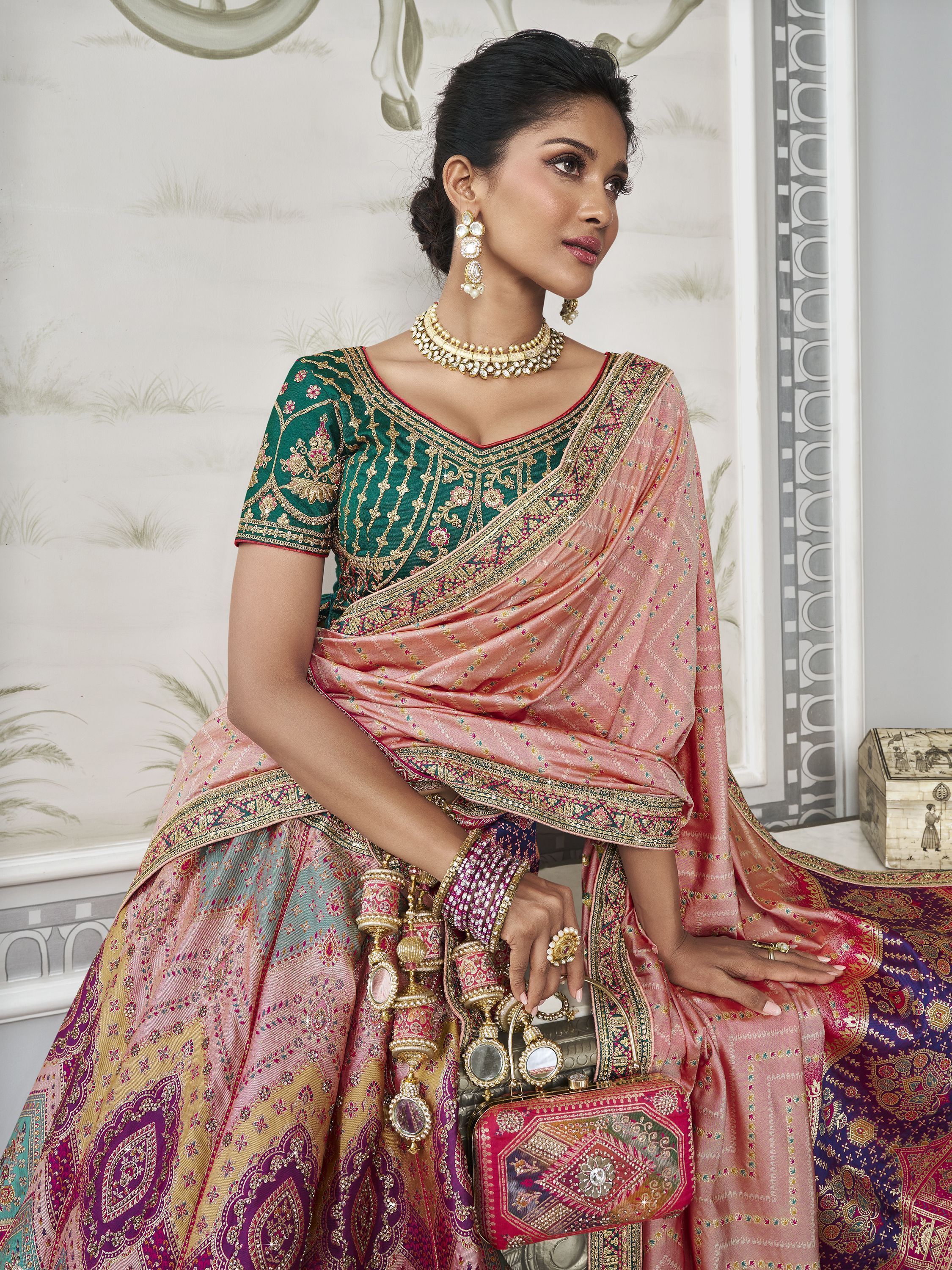 Aradhana Unstitched Lehenga Choli