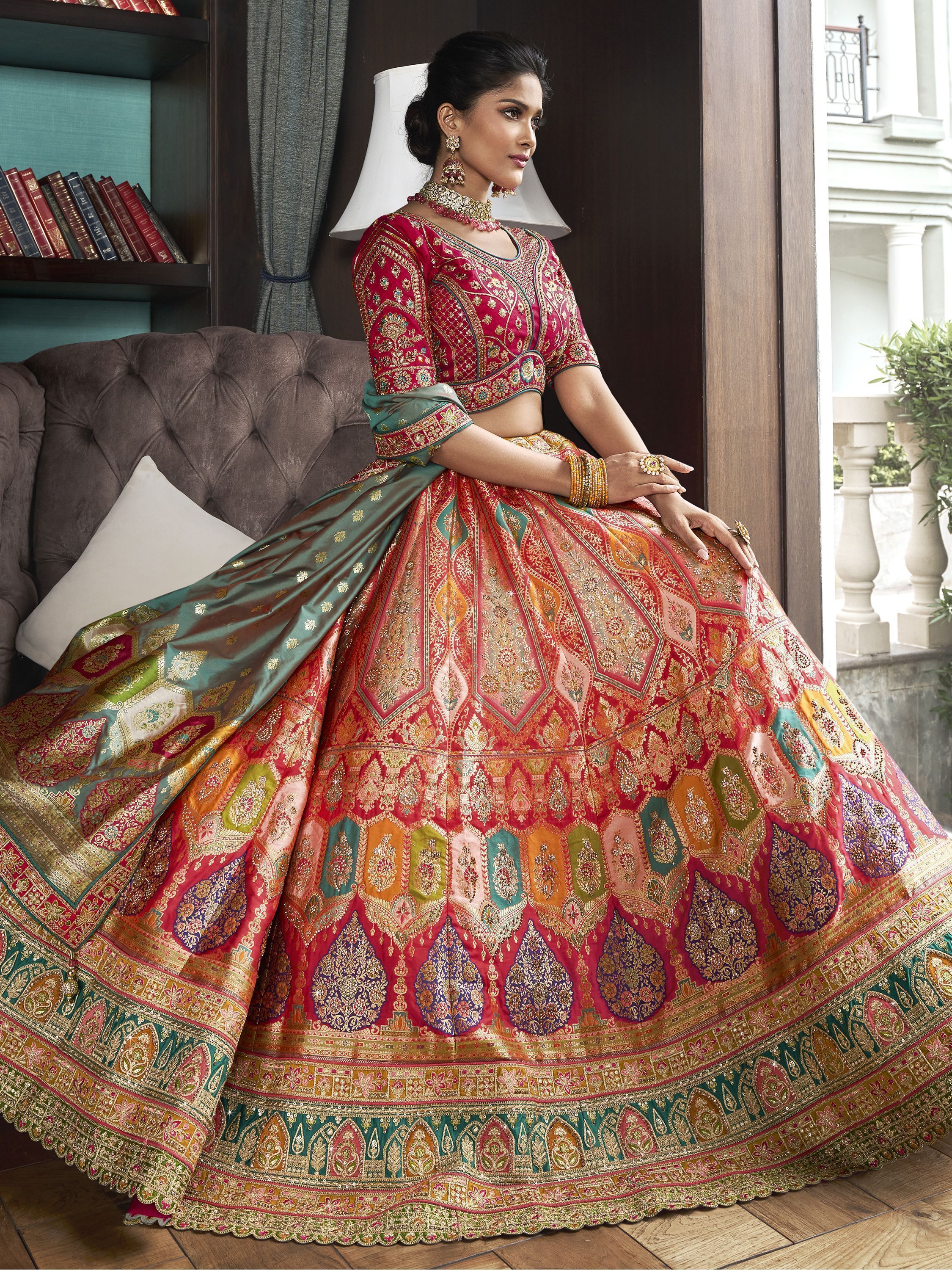 Dhanashri Unstitched Lehenga Choli