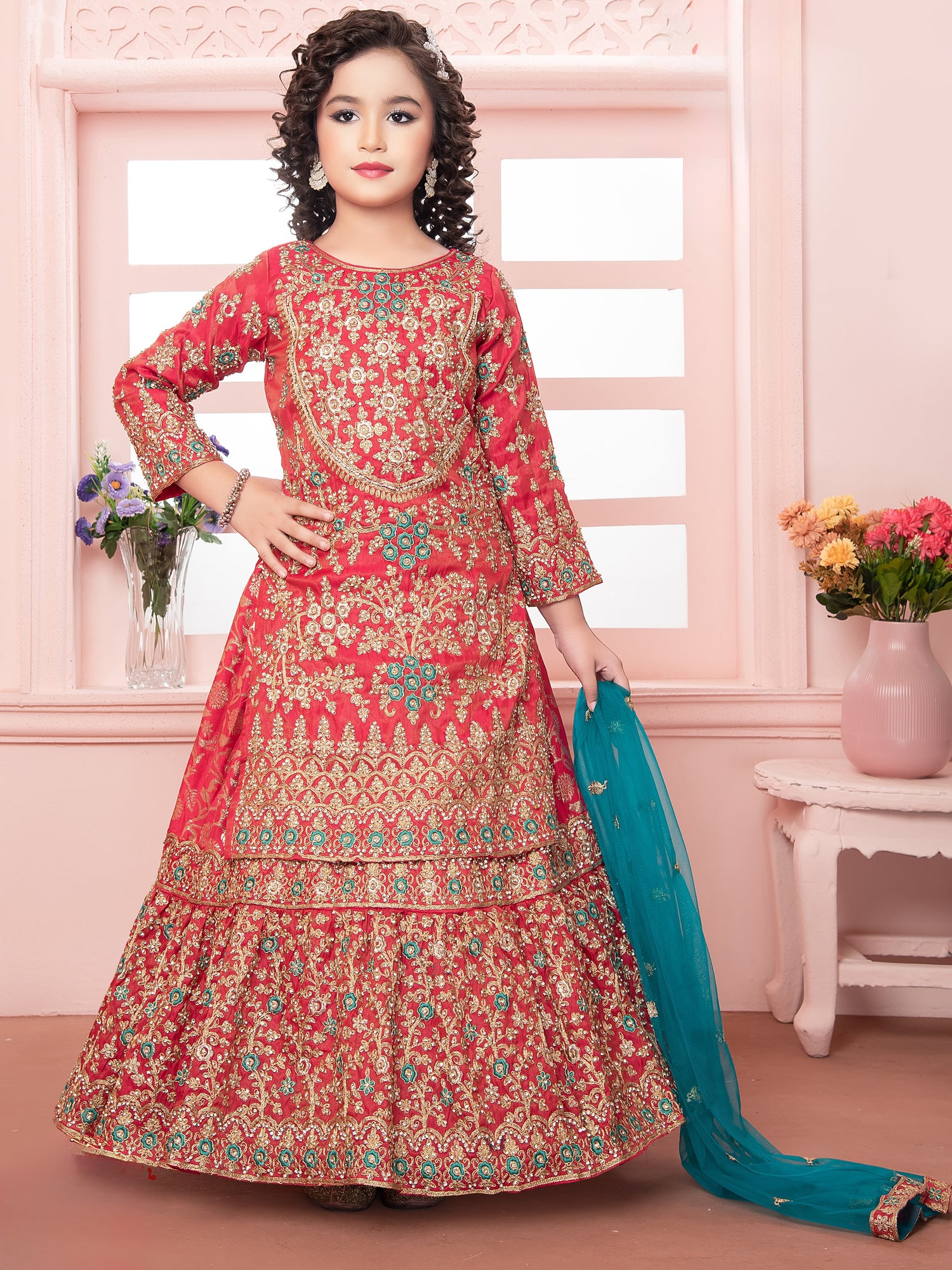 Ana Long Top Lehenga Suit