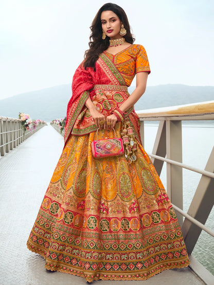 Kamari Unstitched Lehenga Choli