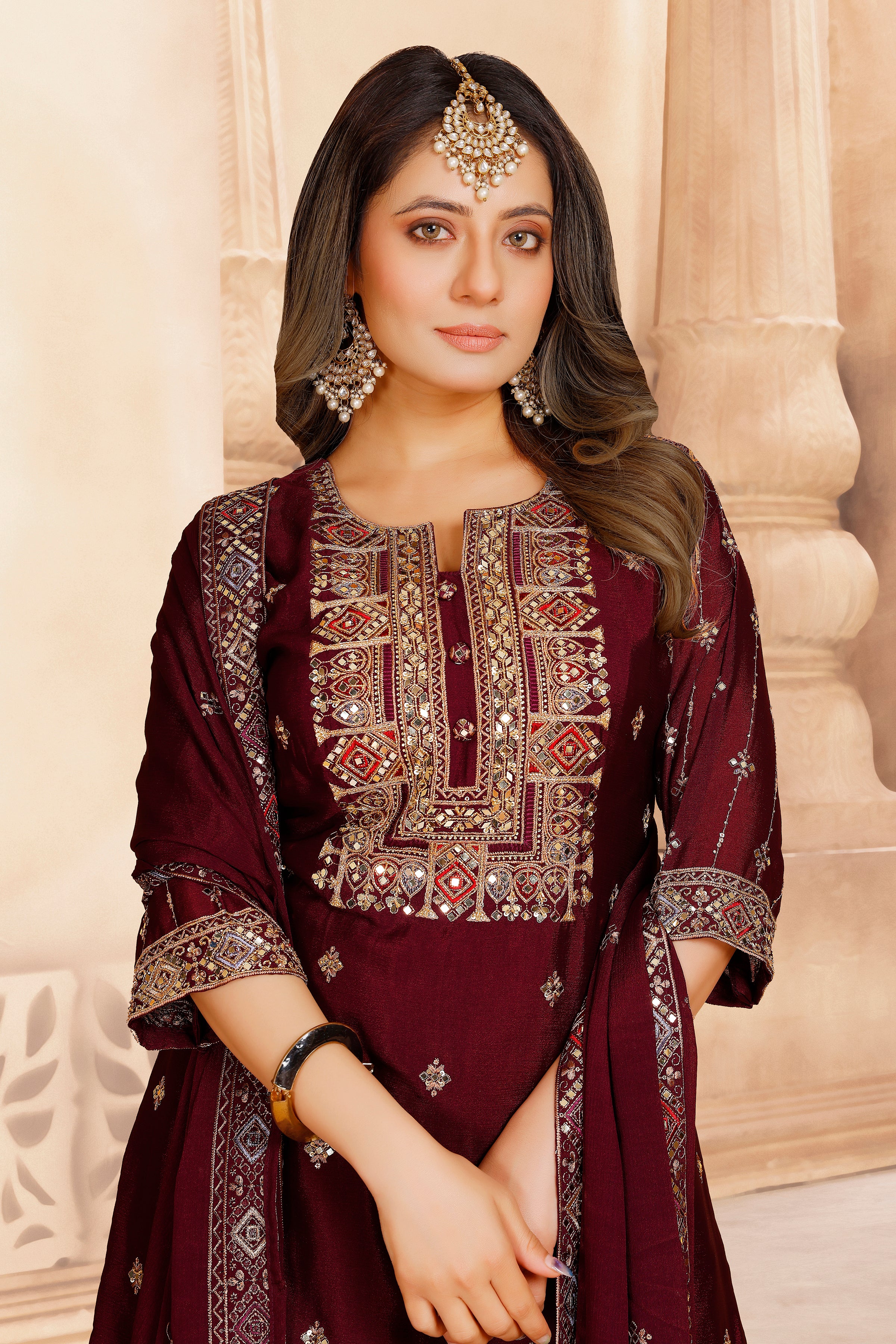 Tanisha Palazoo Suit