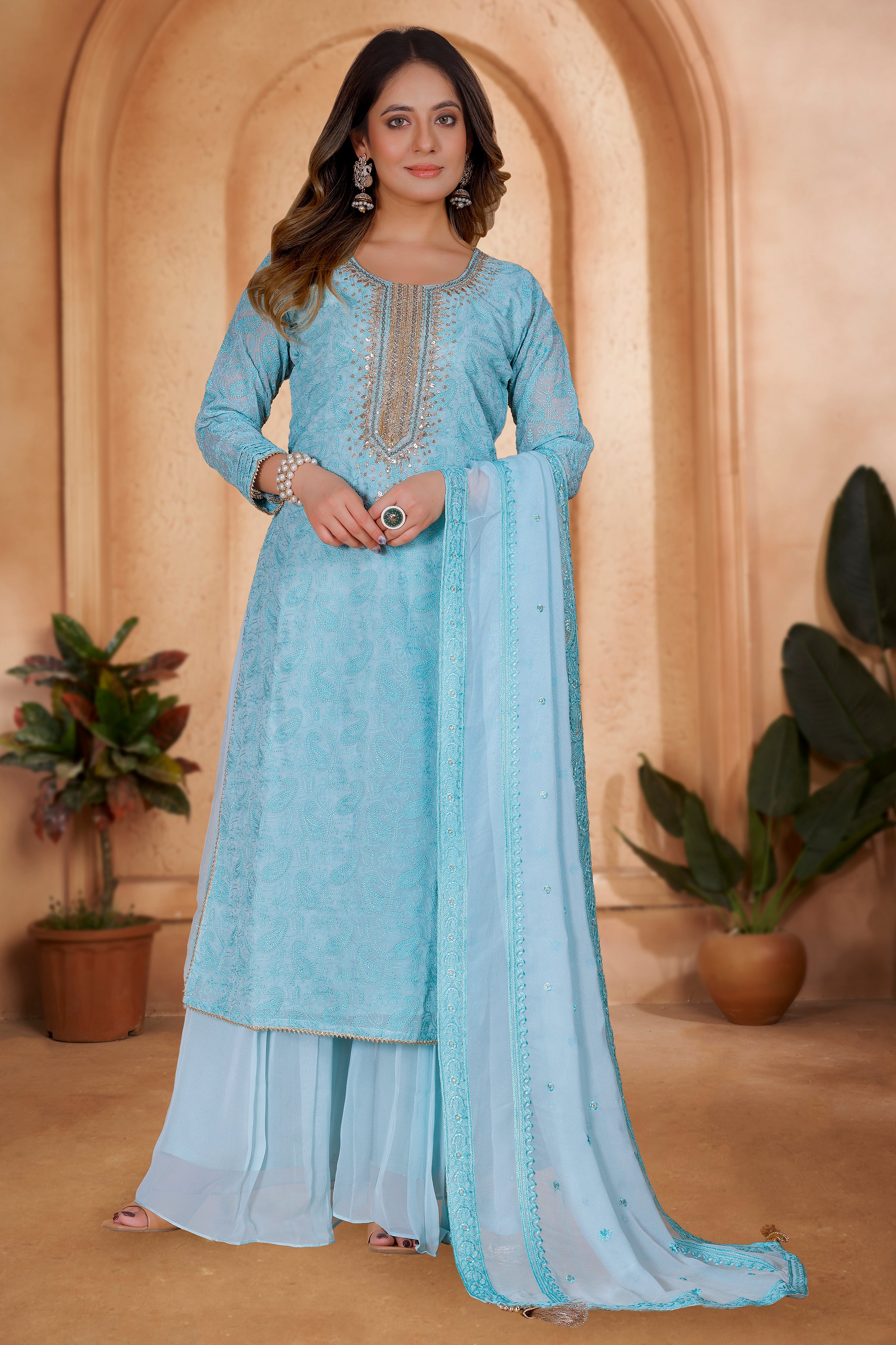 Prisha Palazzo Suit