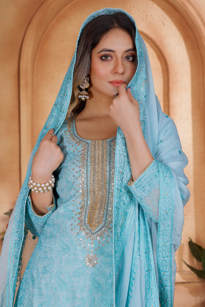 Prisha Palazzo Suit