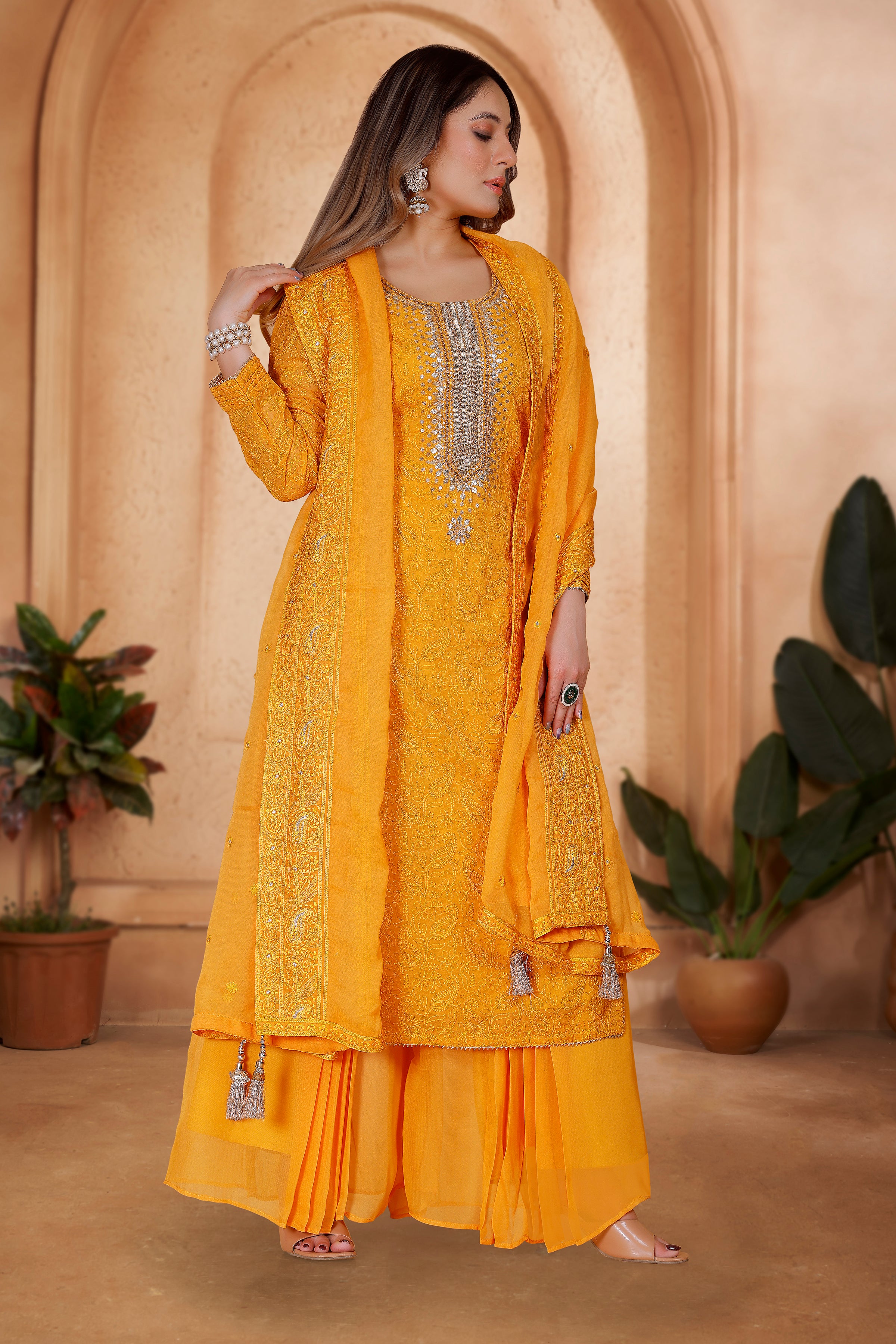 Prisha Palazzo Suit