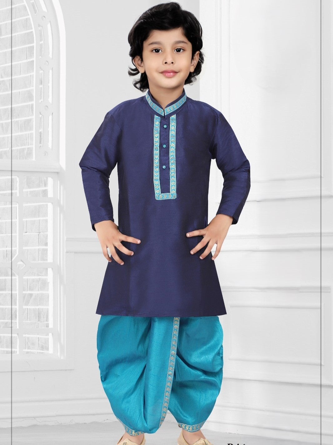 Boys Kurta With Dhoti Pant