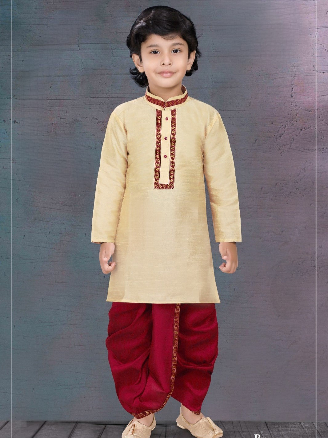 Boys Kurta With Dhoti Pant