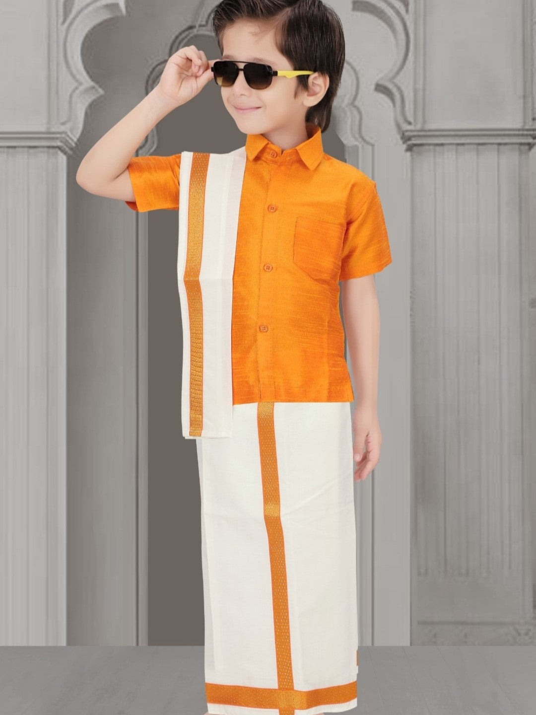 Boys Kurta With Dhoti Pant