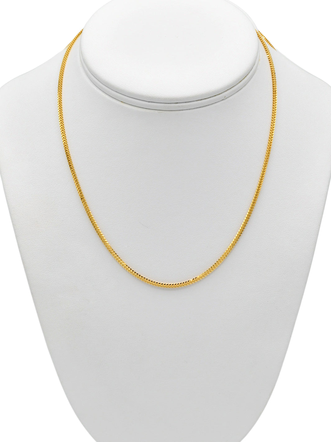 22ct Gold Fox Tail Chain - 45 cm