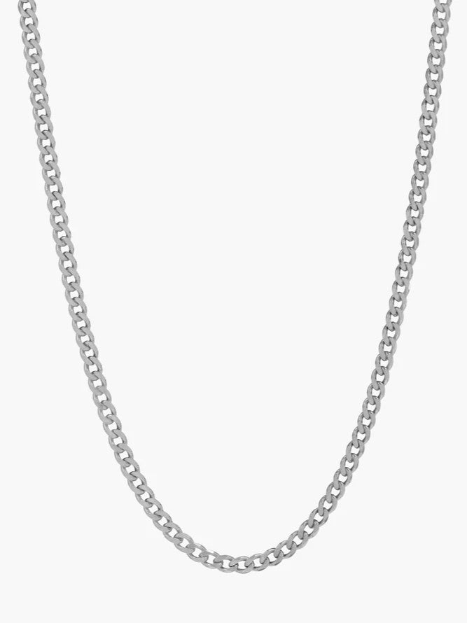 Silver Curb Chain - Roop Darshan