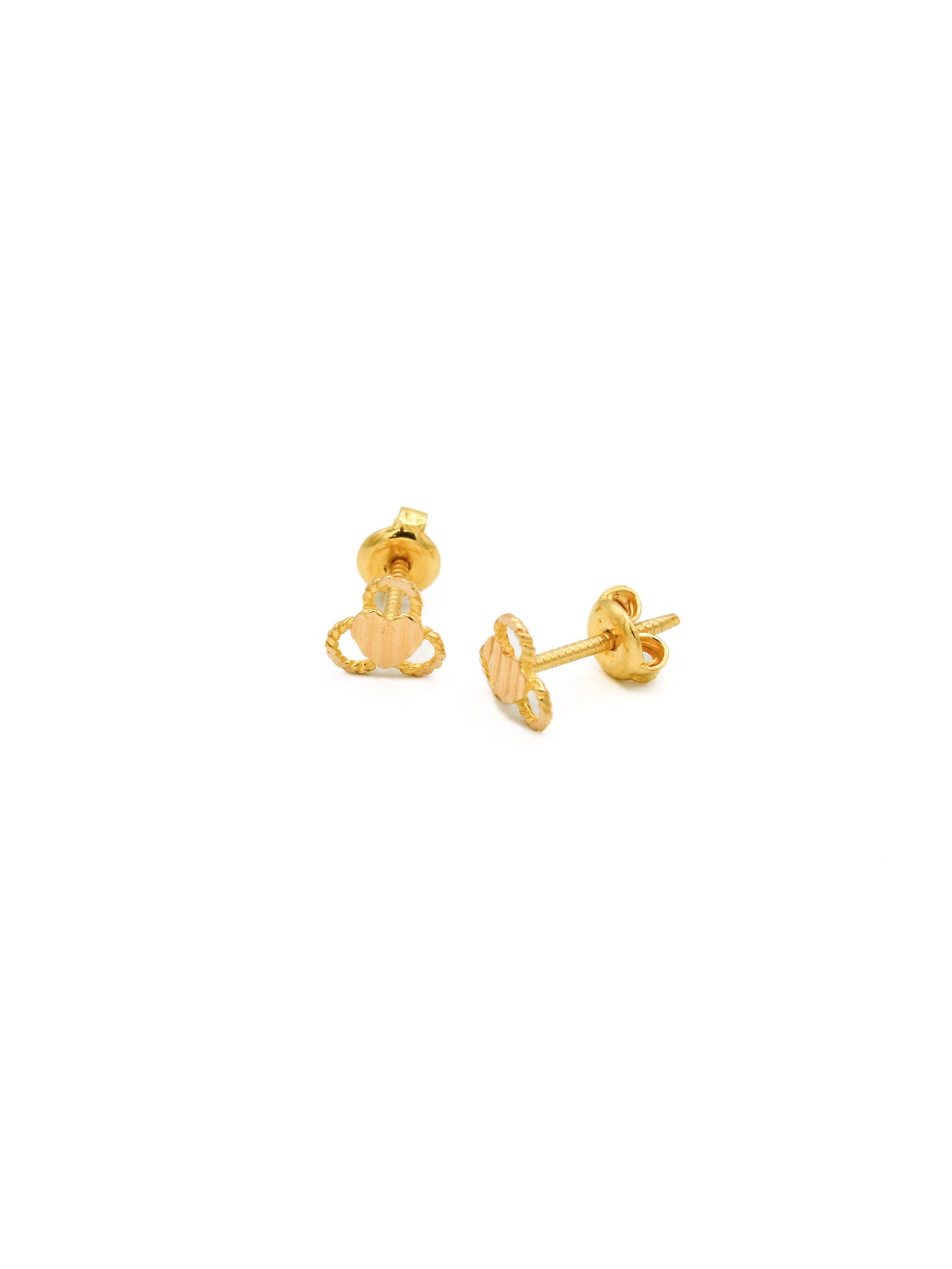 22ct Gold Stud Earrings - Roop Darshan