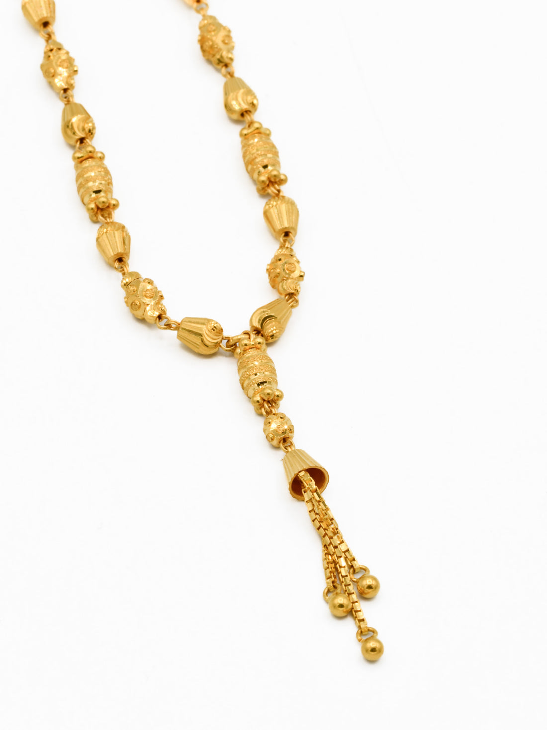 22ct Gold Ball Fancy Chain - Roop Darshan