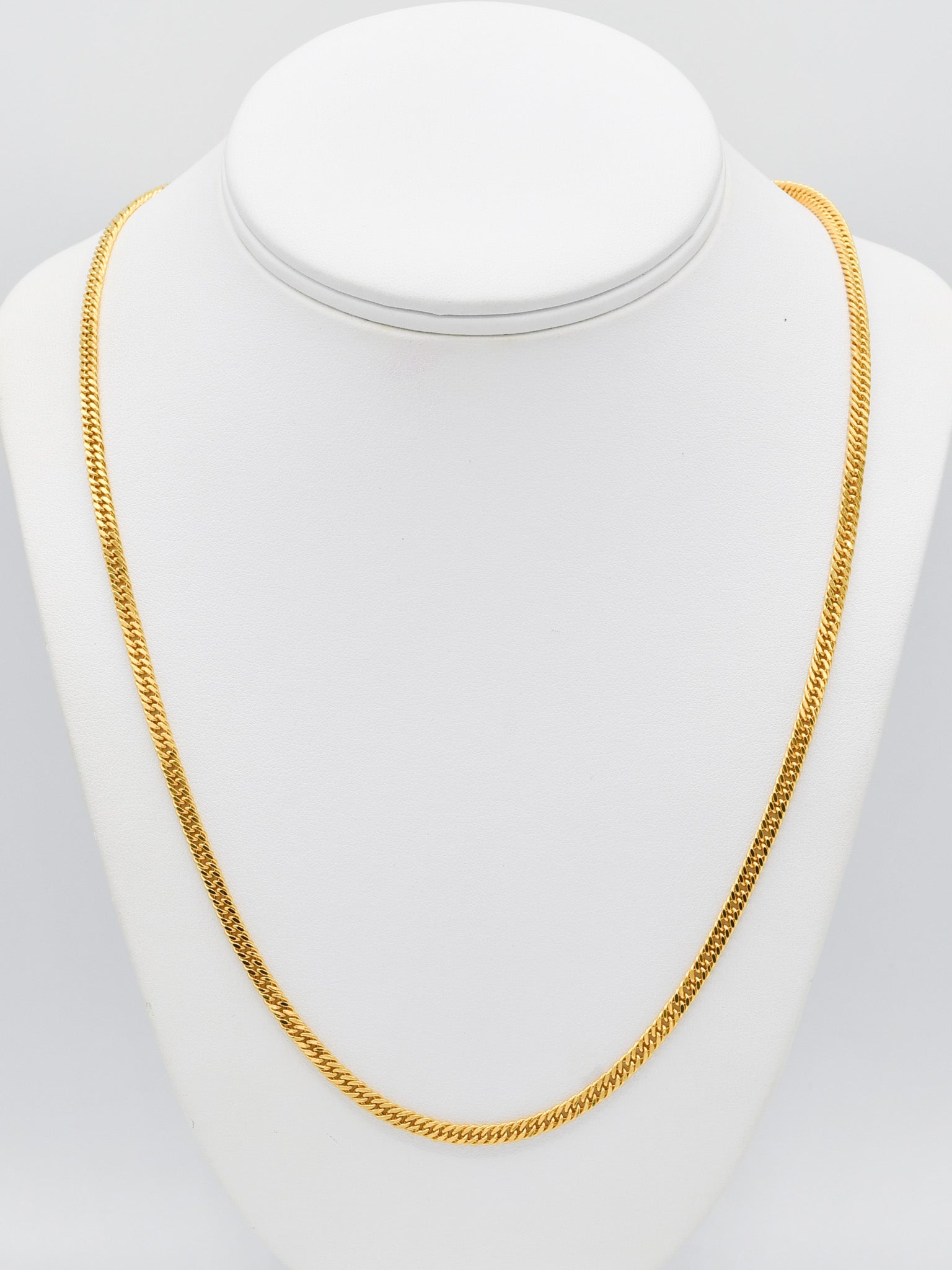 22ct Gold Hollow Curb Chain - Roop Darshan