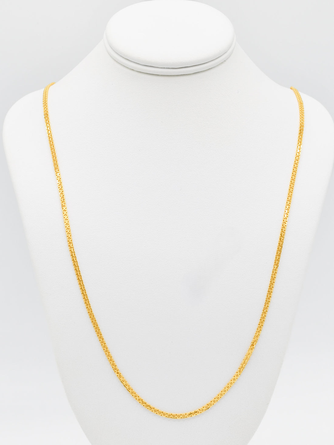 22ct Gold Flat Chain