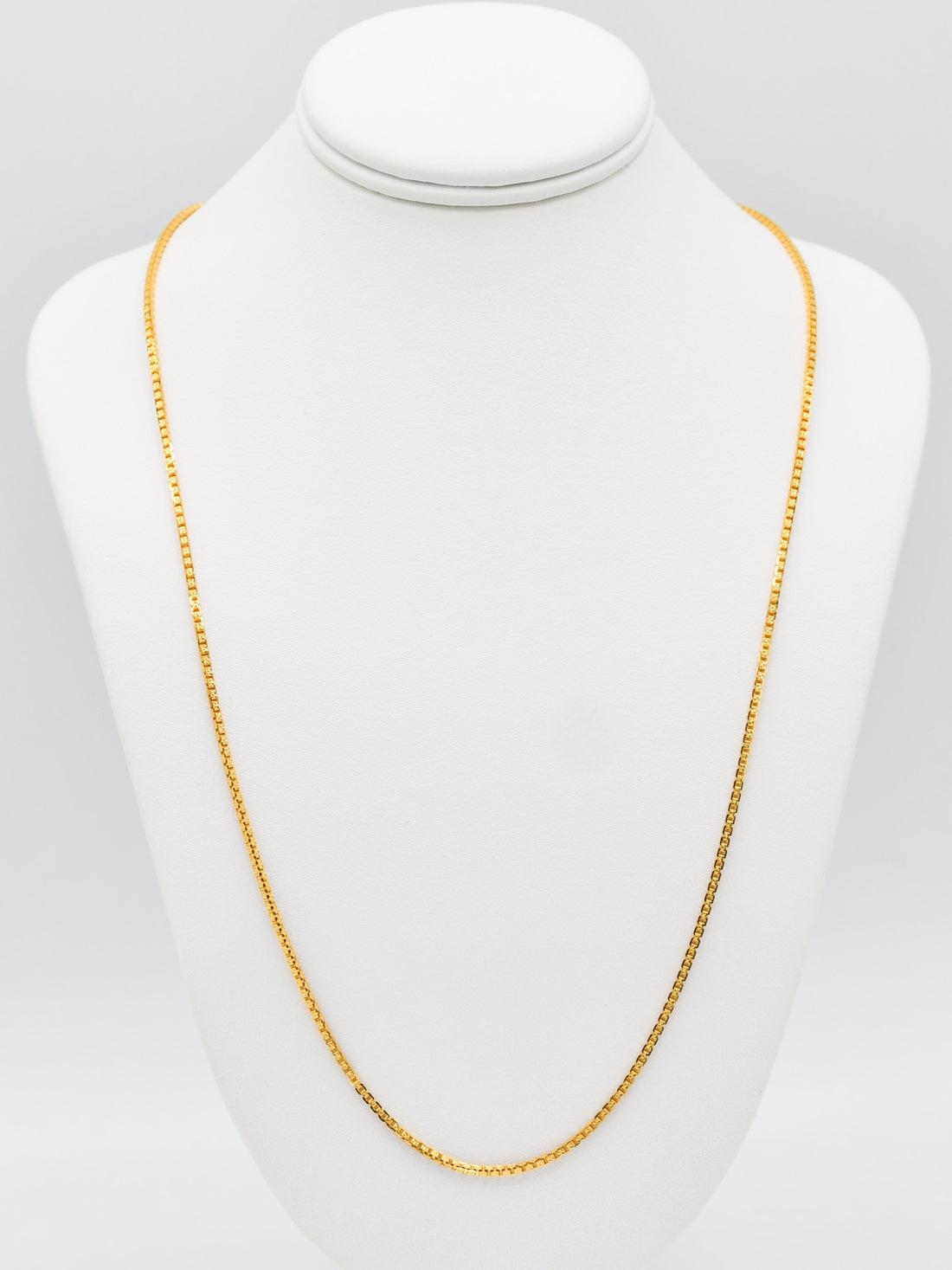 22ct Gold Box Chain