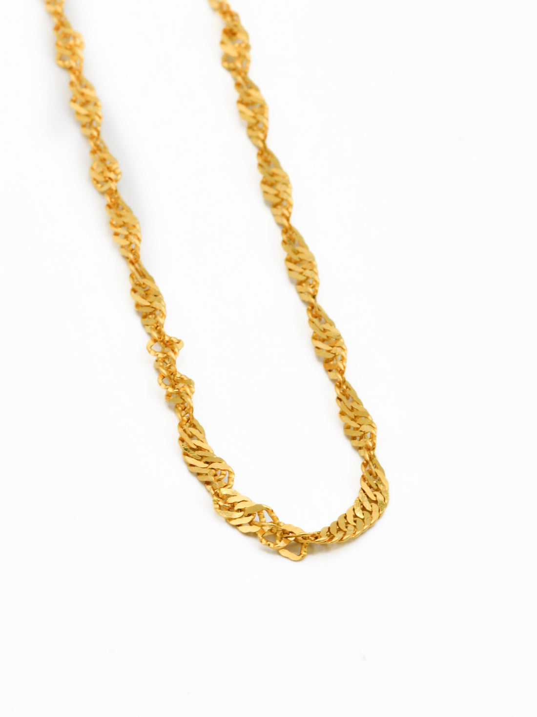 22ct Gold Twisted Chain