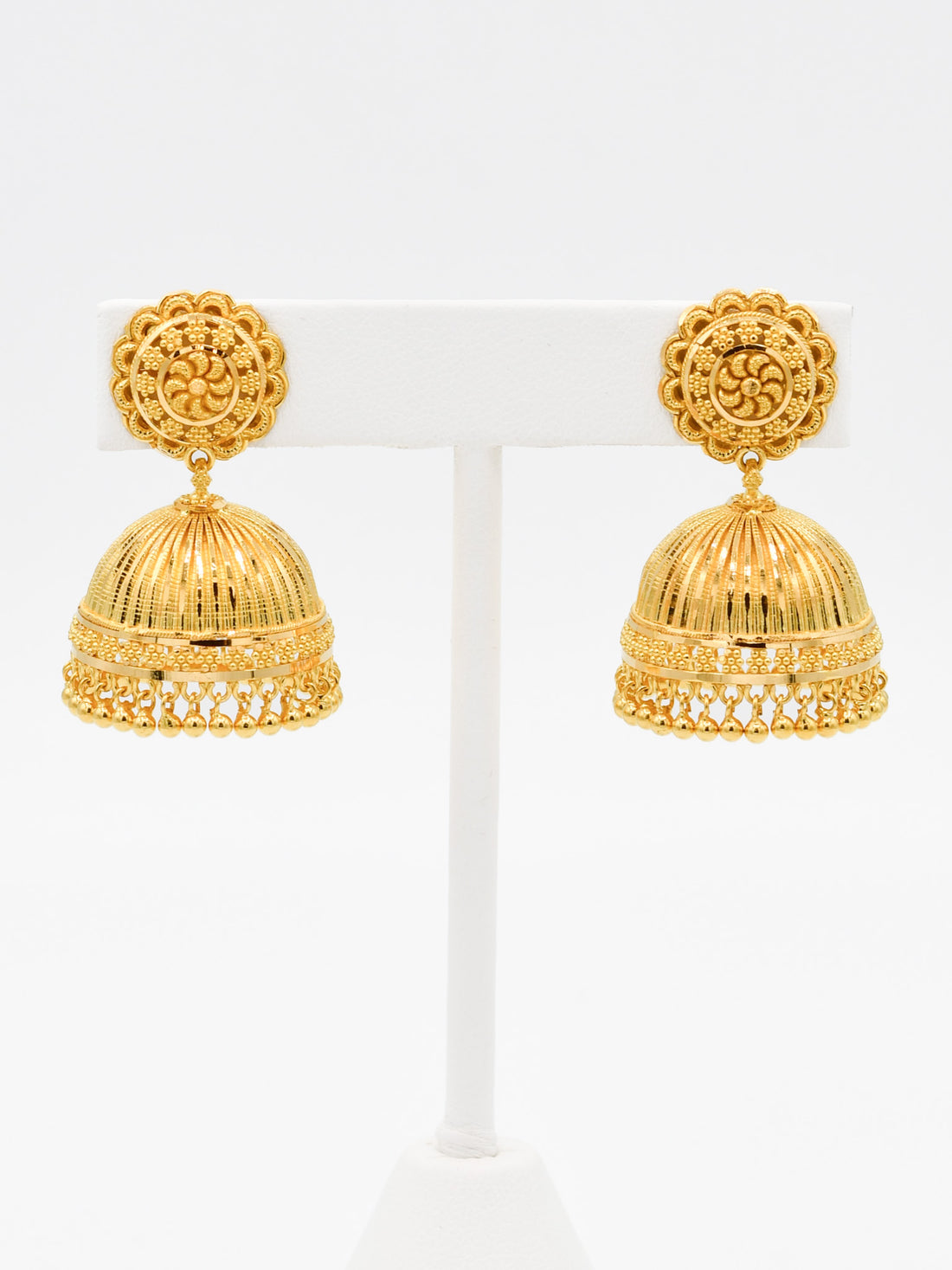 22ct Gold Jhumka Earrings