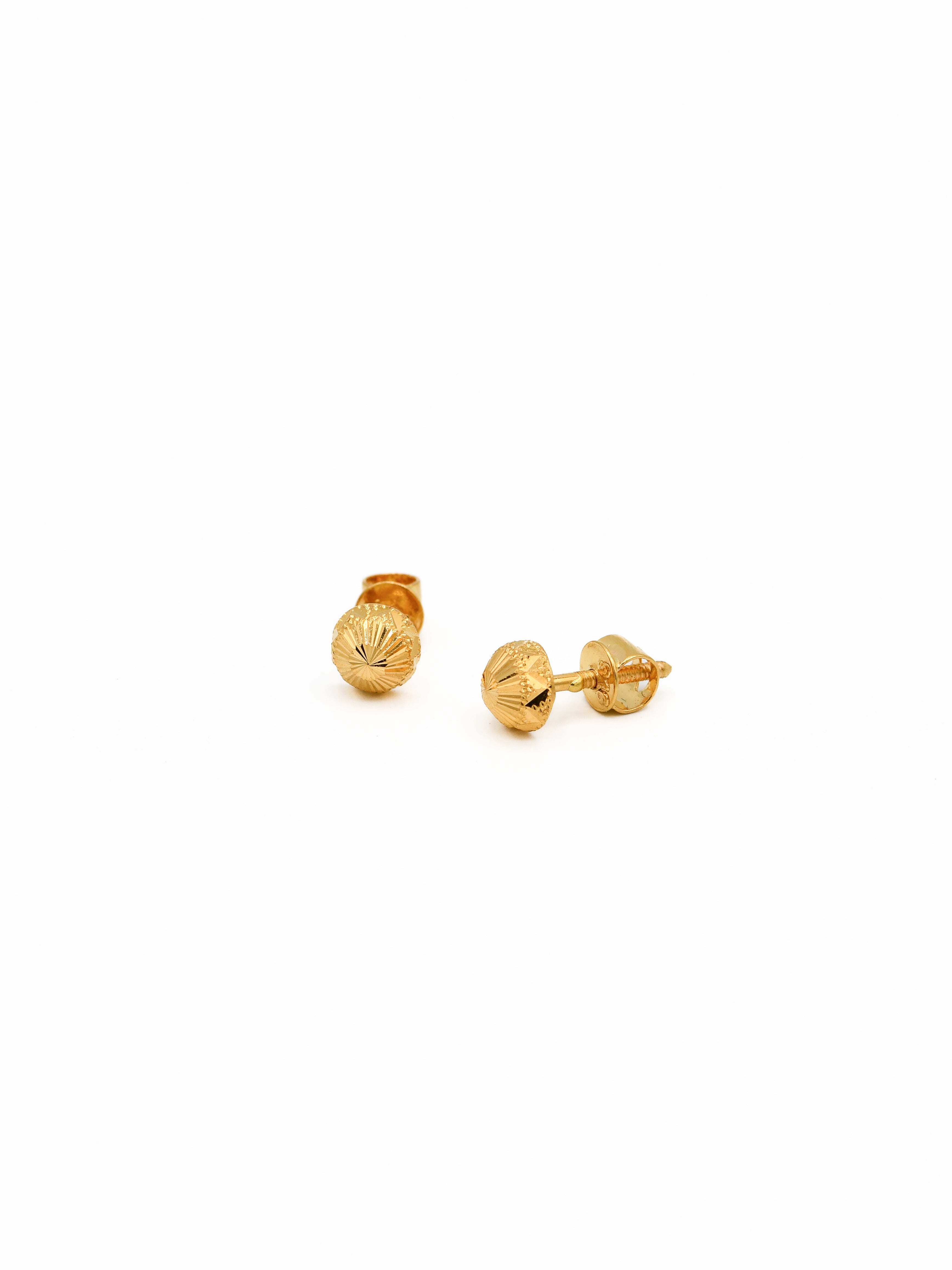 22ct Gold Stud Earrings