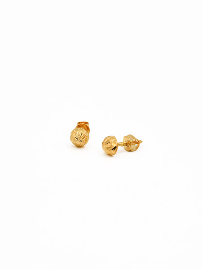 22ct Gold Stud Earrings