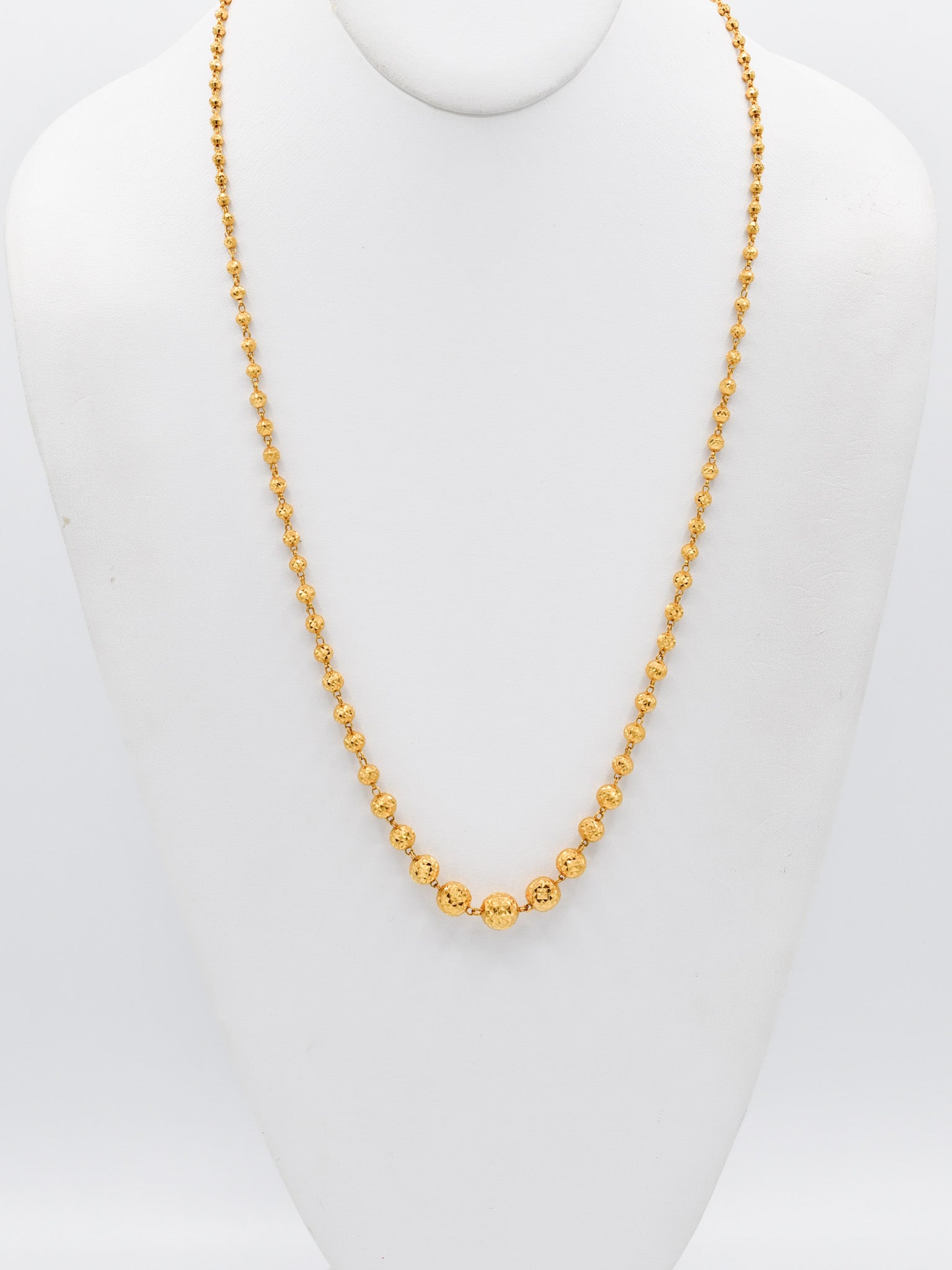 22ct Gold Ball Fancy Chain