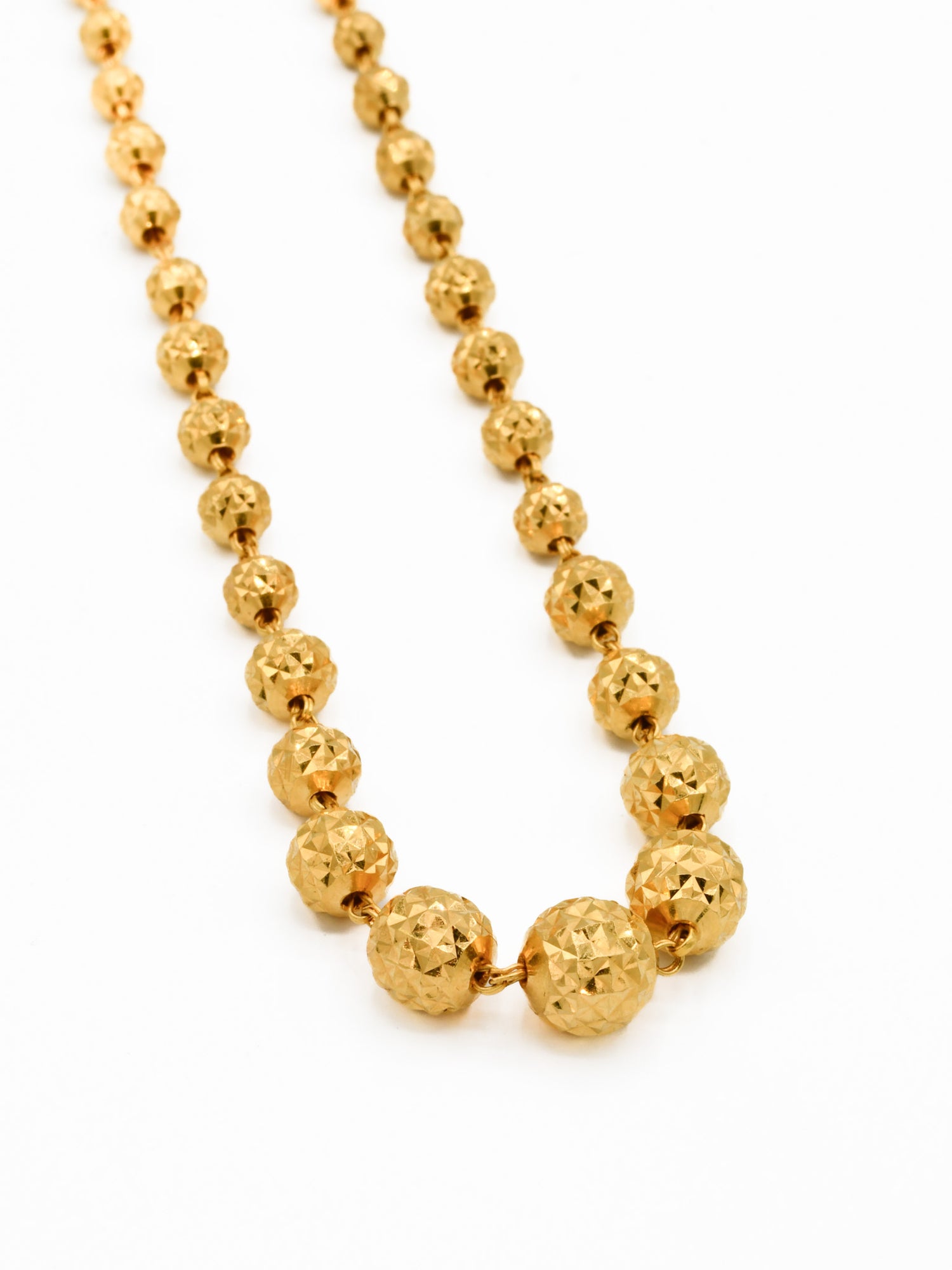 22ct Gold Ball Fancy Chain