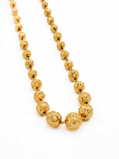 22ct Gold Ball Fancy Chain