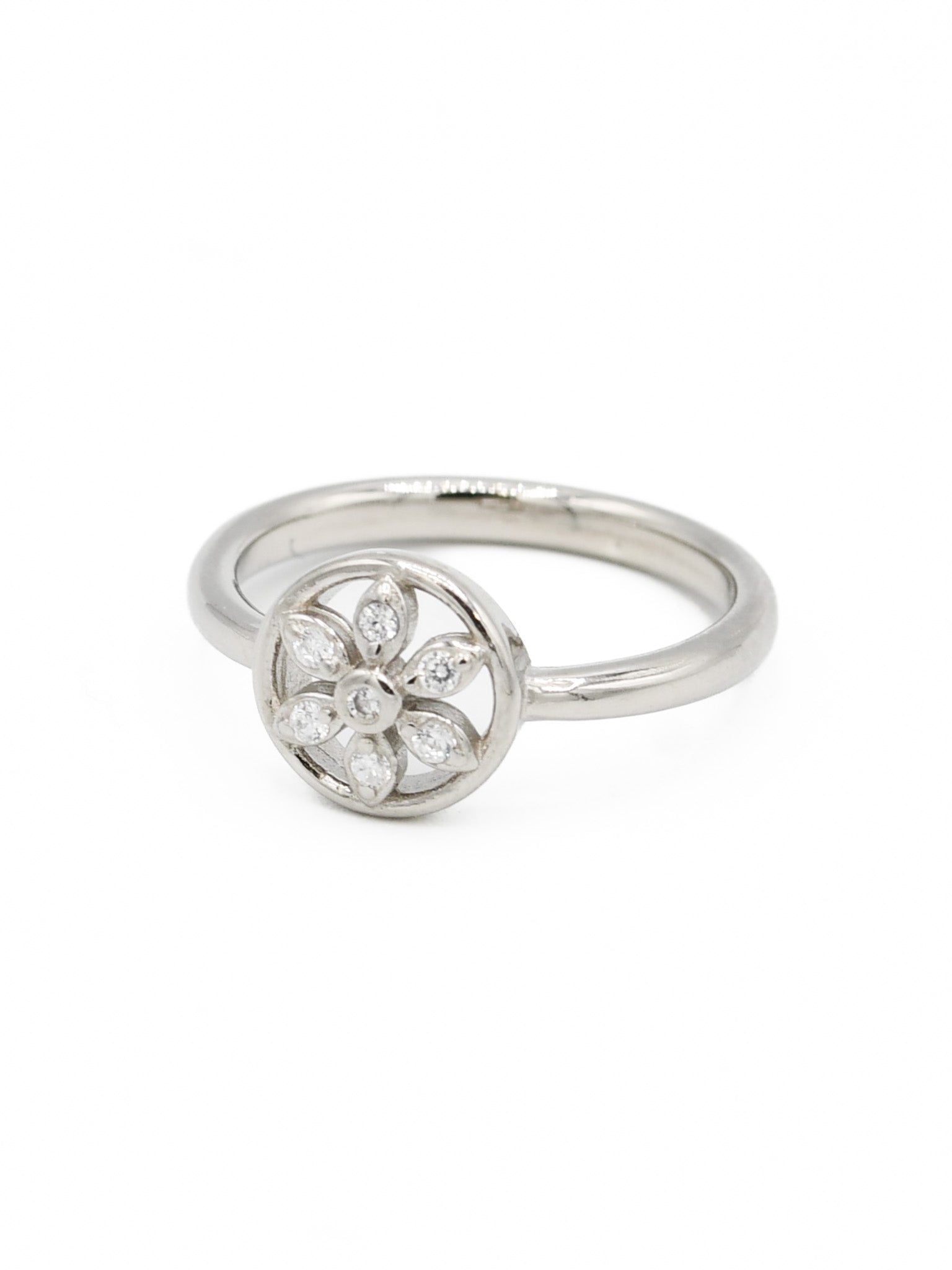 Silver CZ Baby Ring