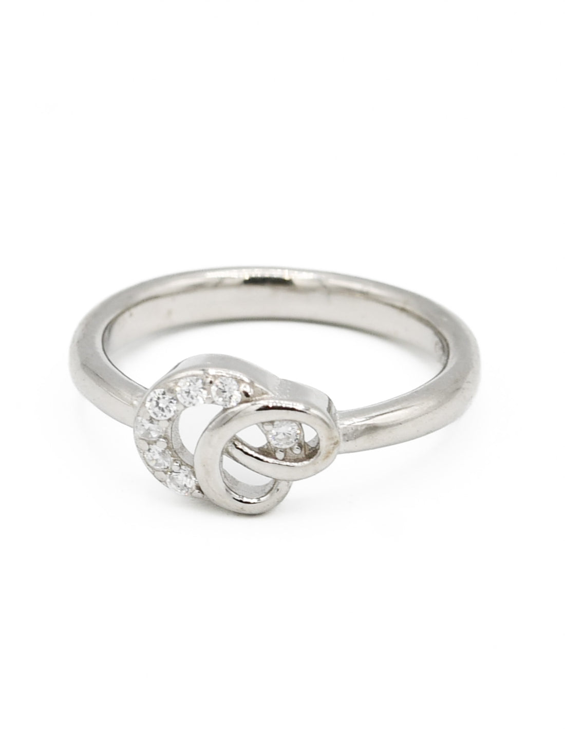 Silver CZ Baby Ring