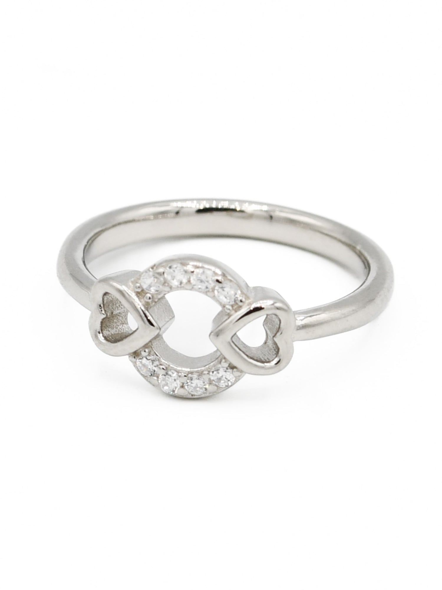 Silver CZ Baby Ring