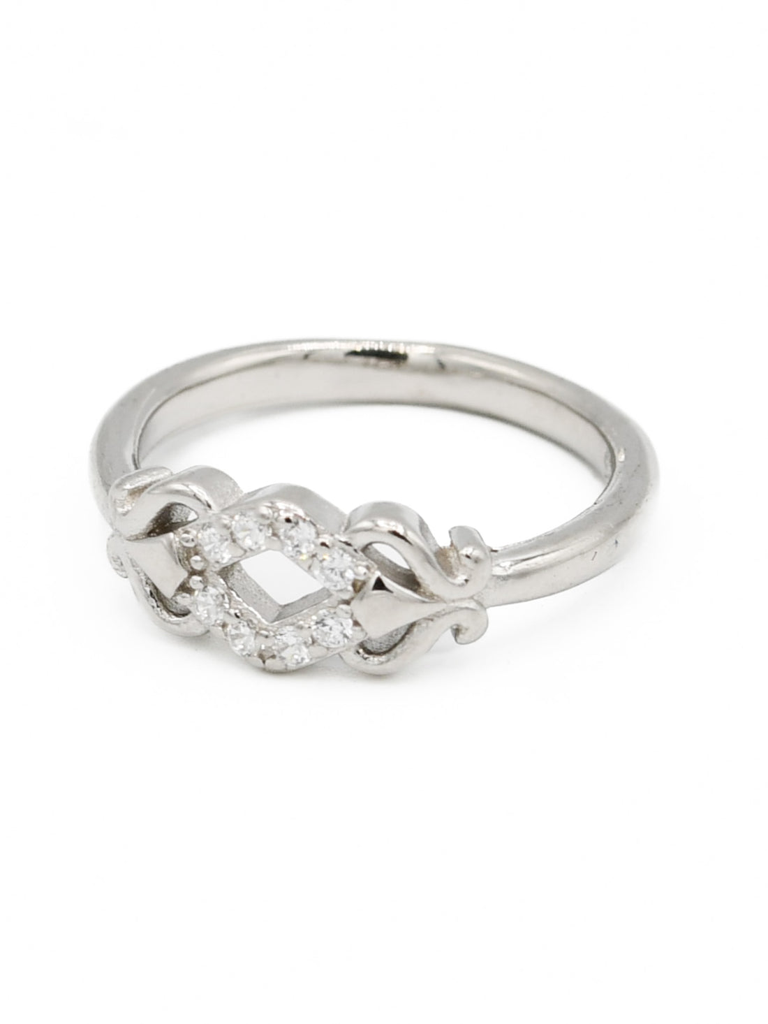 Silver CZ Baby Ring