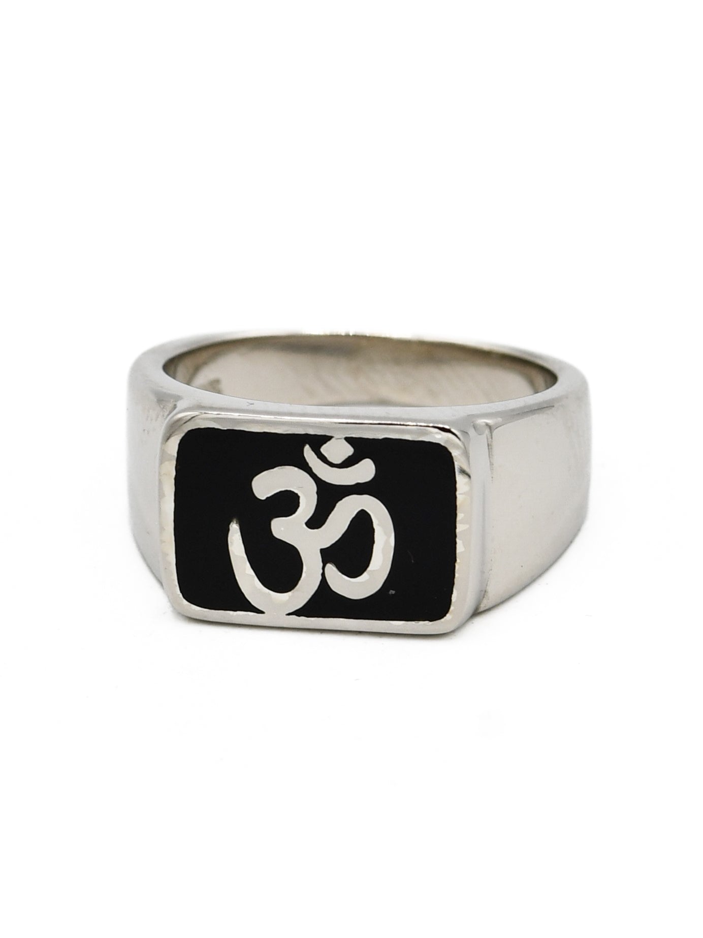 Silver Om Baby Ring