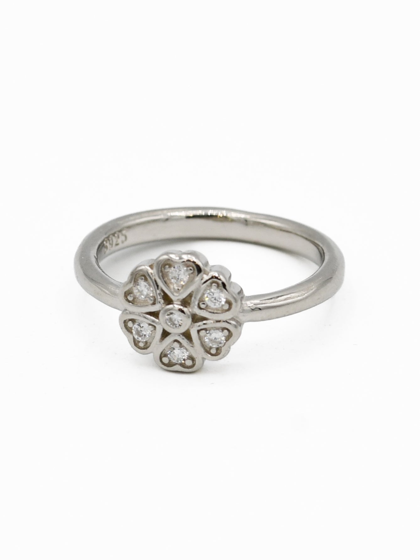 Silver CZ Baby Ring