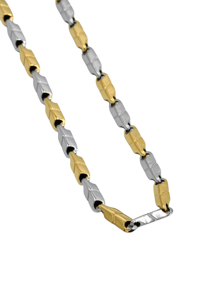 Silver Hollow Link Chain