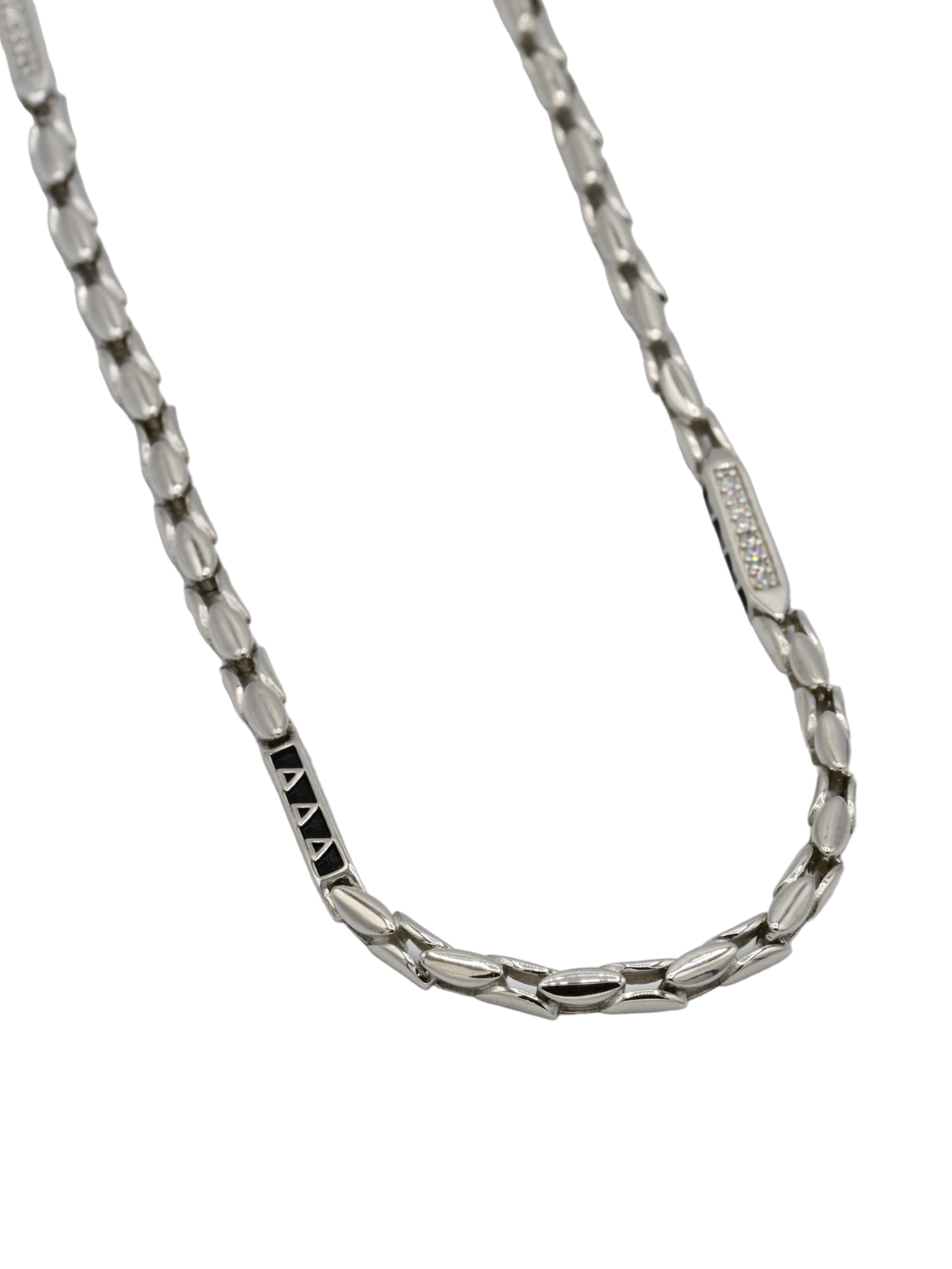 Silver CZ Chain