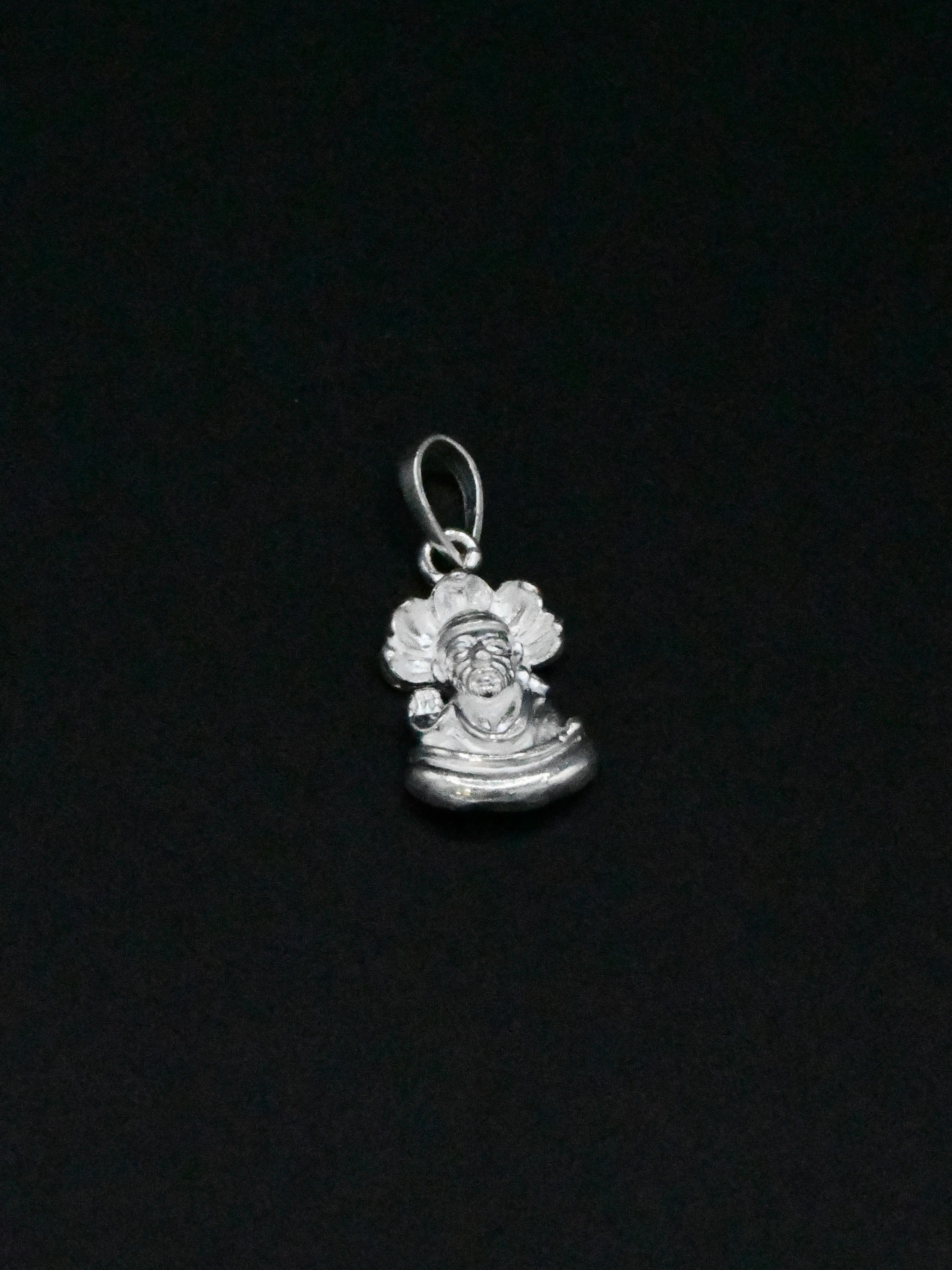 Silver Sai Baba Pendant