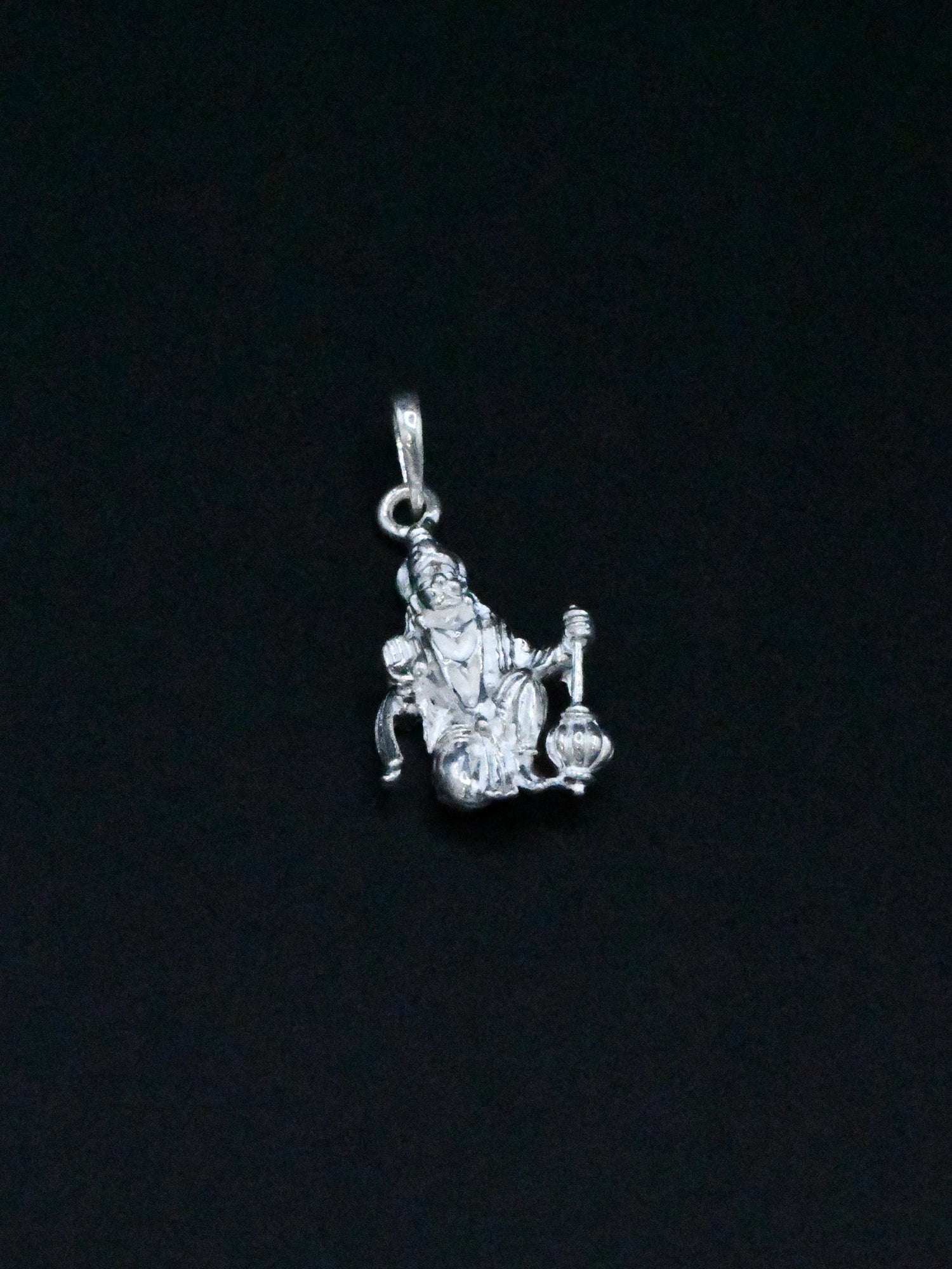 Silver Hanumanji Pendant