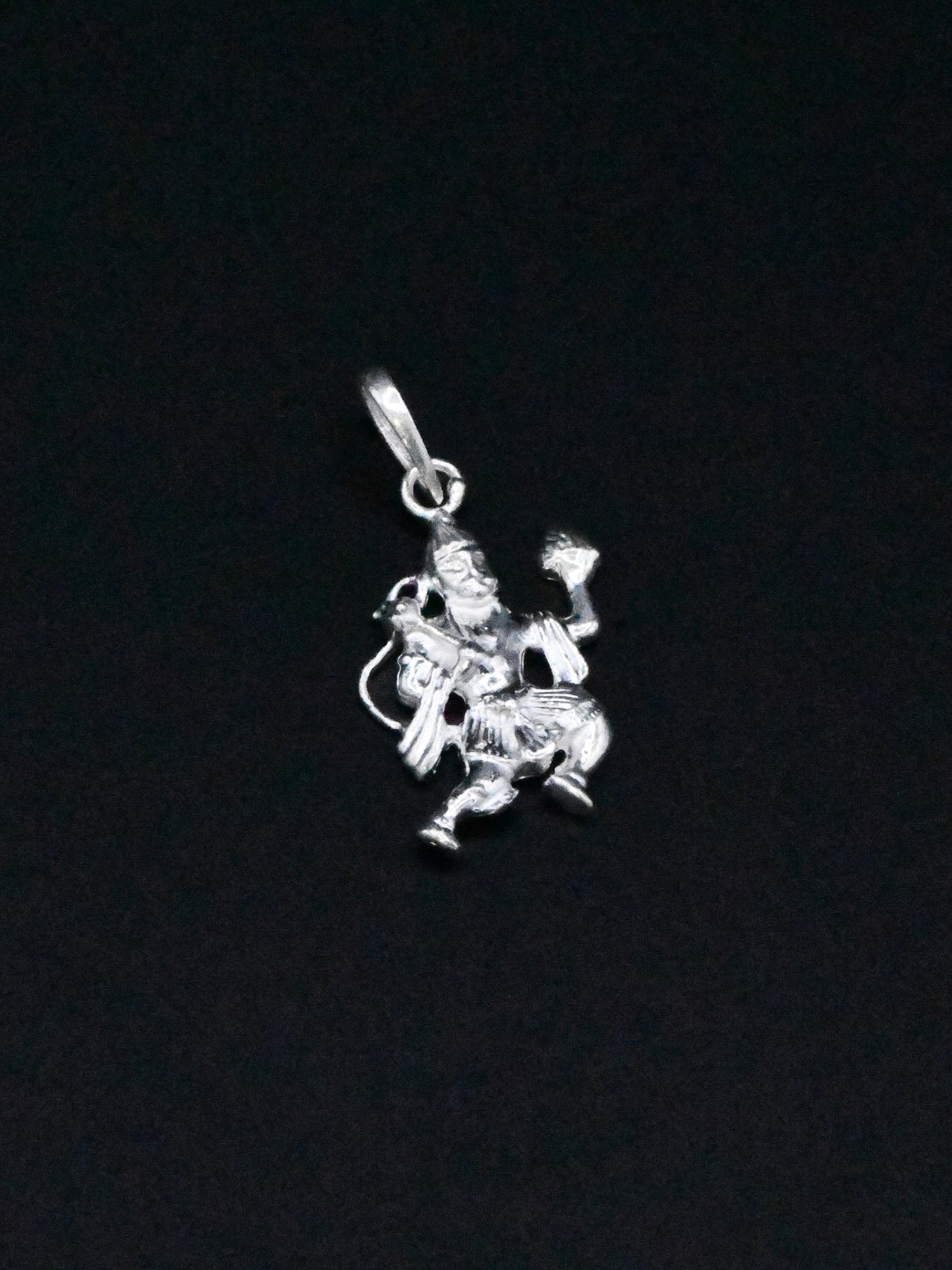 Silver Hanumanji Pendant