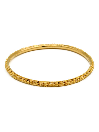 22ct Gold Filigree Pair Bangle