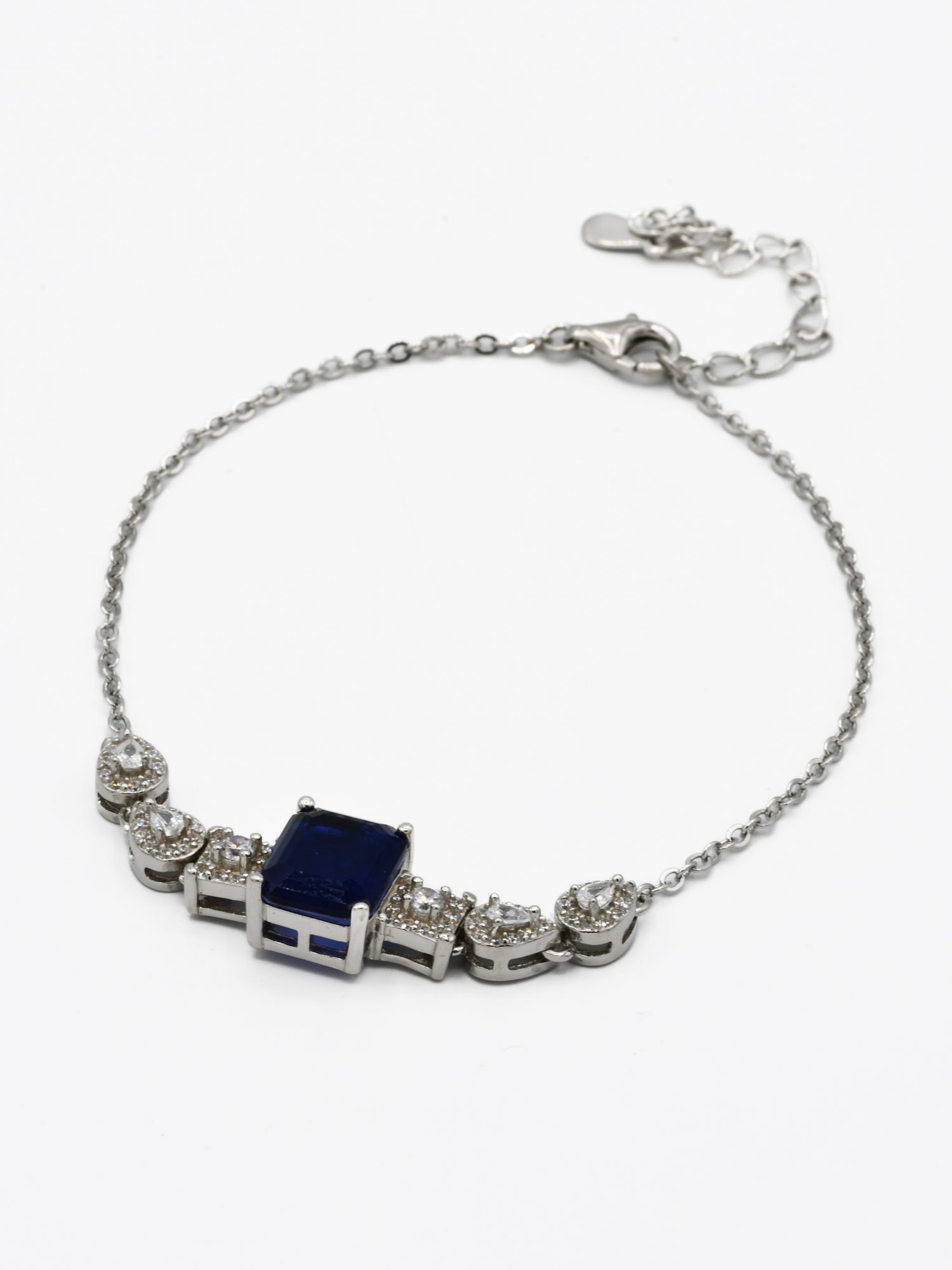 Silver CZ Ladies Bracelet