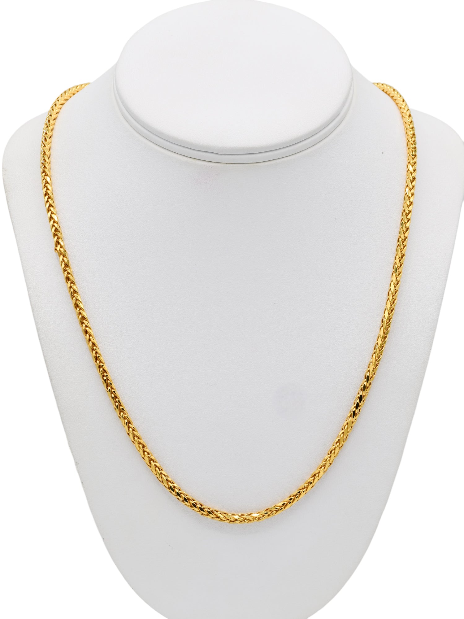 22ct Gold Hollow Fox Tail Chain