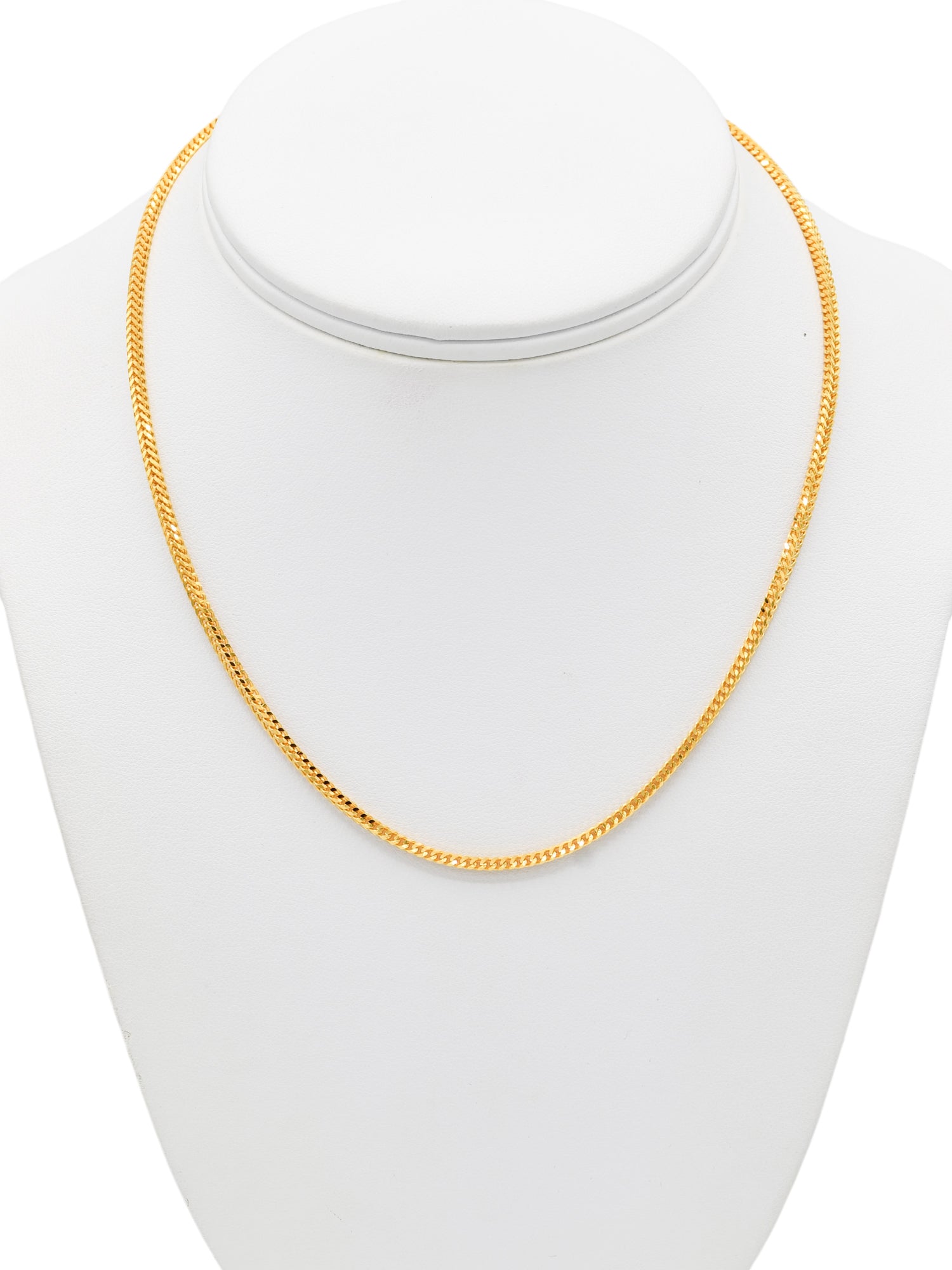 22ct Gold Fox Tail Chain - 40 cm