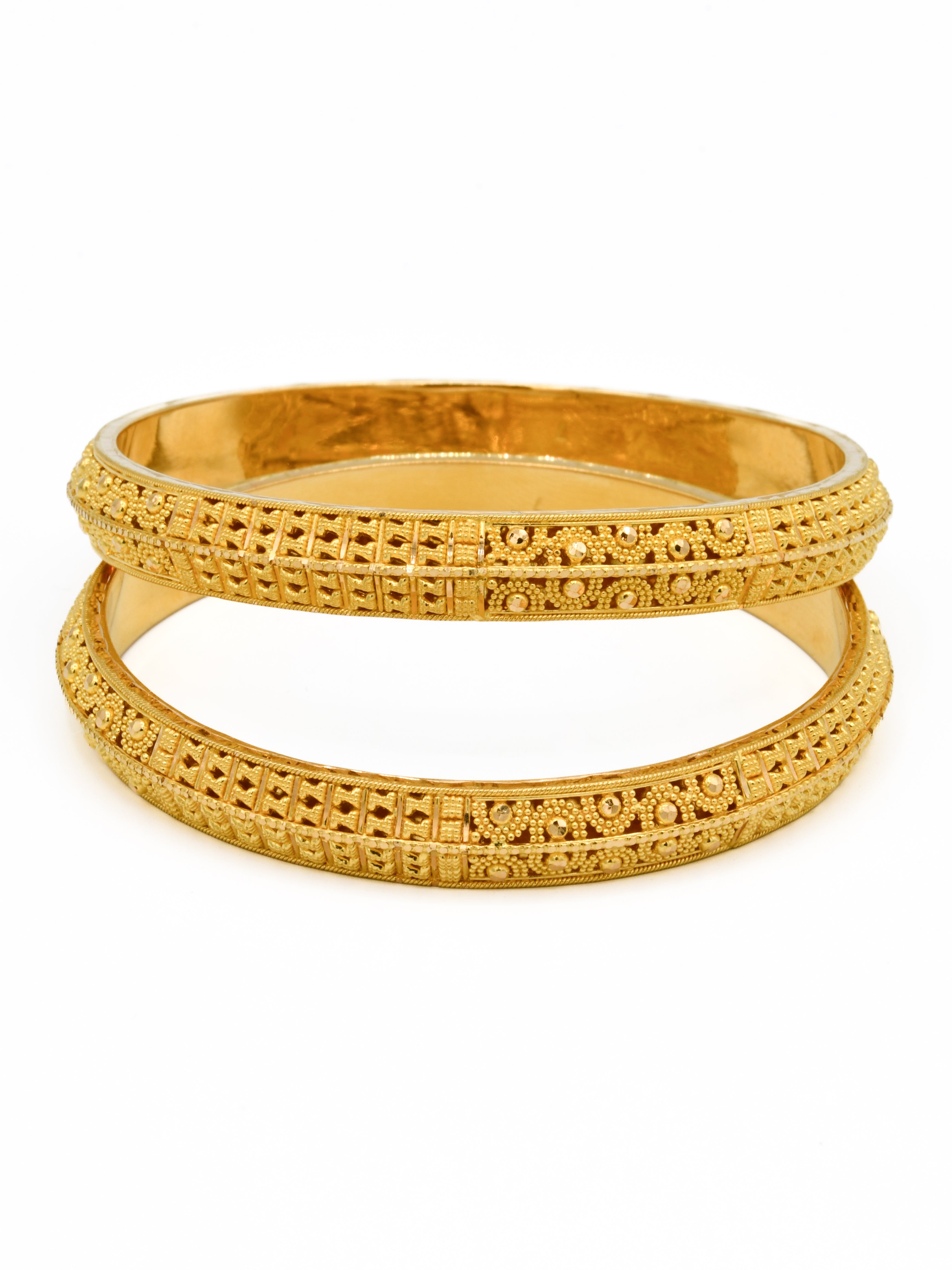 22ct Gold 2 Piece Bangle