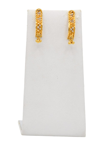 22ct Gold Two Tone Necklace Set