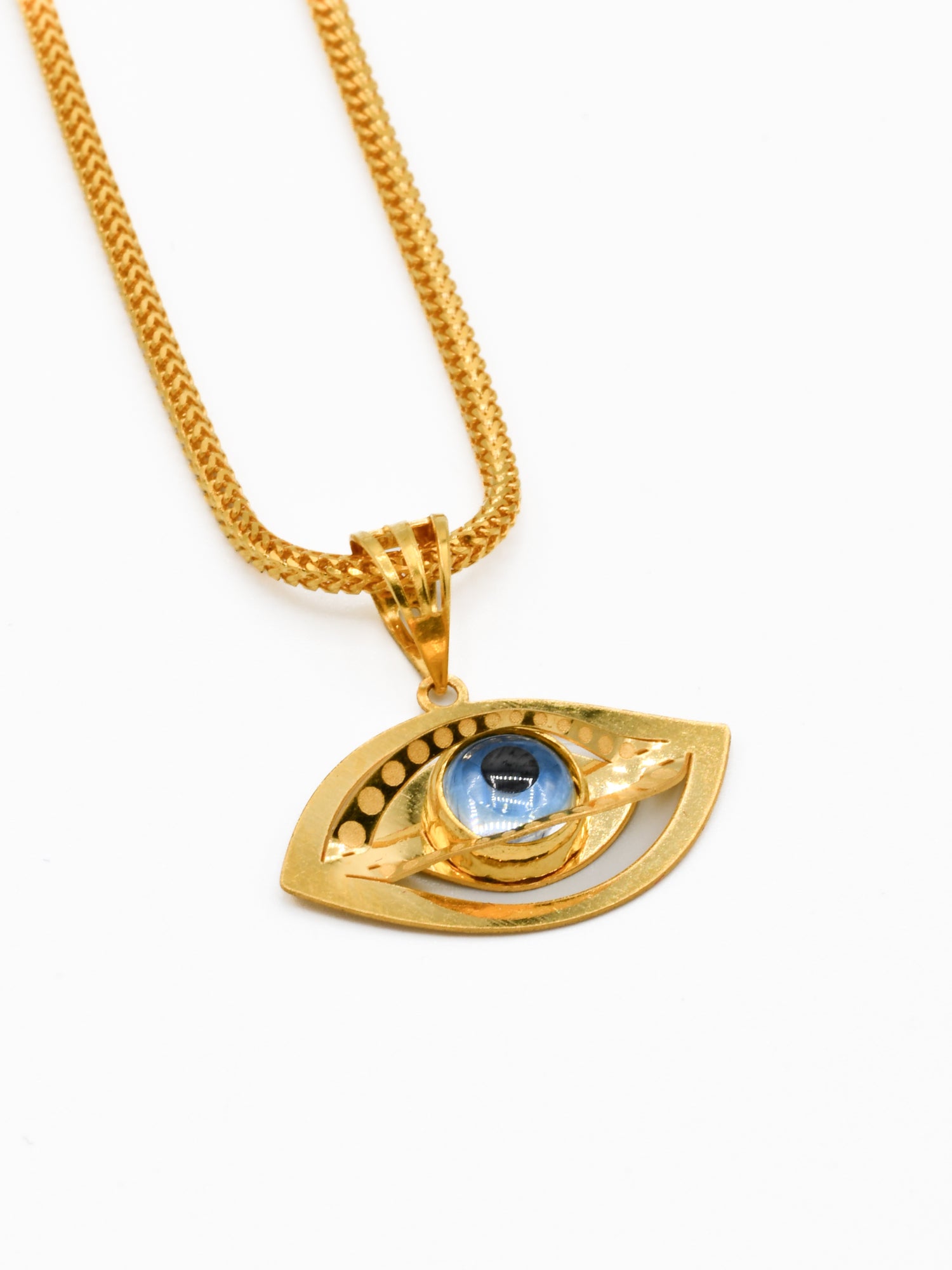 22ct Gold Evil Eye Pendant