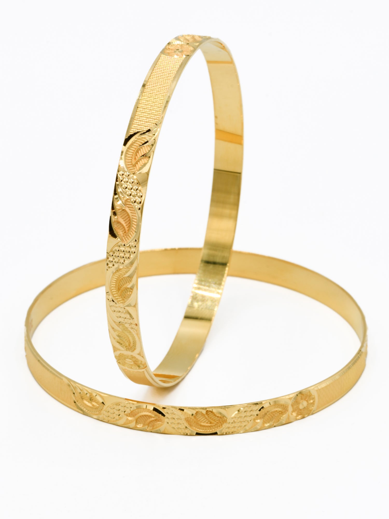 22ct Gold Pair Bangle