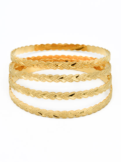 22ct Gold 4 Bangles