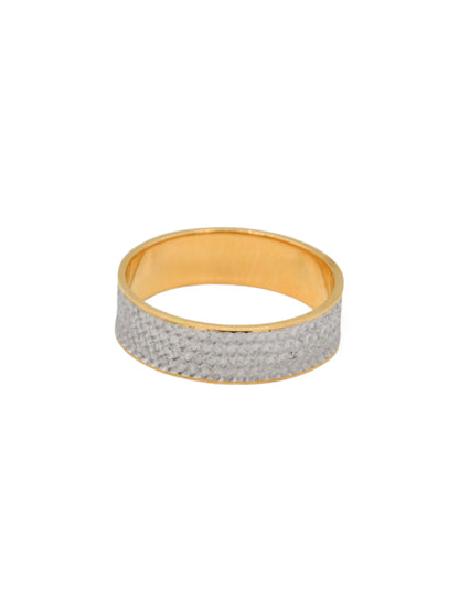 22ct Gold Two Tone Band Ring