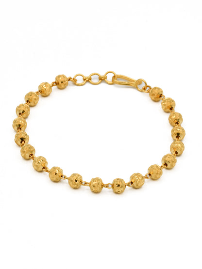 22ct Gold Ball Bracelet